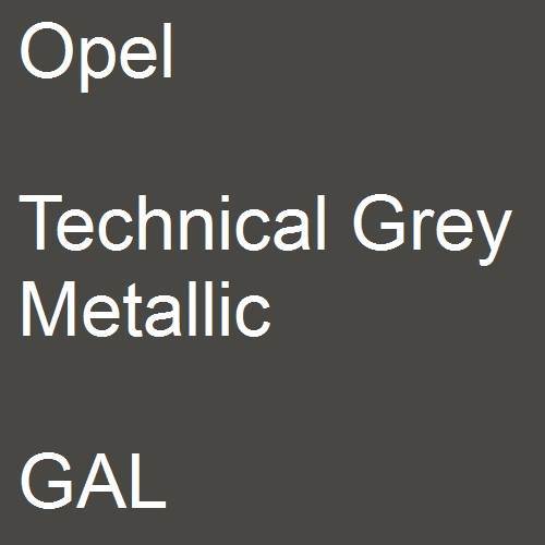 Opel, Technical Grey Metallic, GAL.